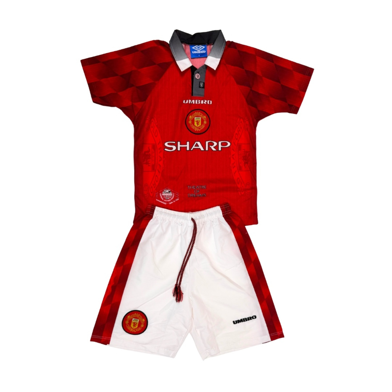 1996/97 Manchester United Home Kit + Shorts (10-11Y / 141-146cm)