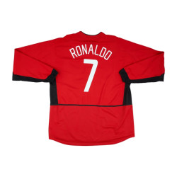 2002/03 Manchester United Home Kit - Cristiano Ronaldo LONG SLEEVED