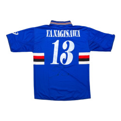 2003/04 Sampdoria Home Kit (XL) Atsushi Yanagisawa - Signed