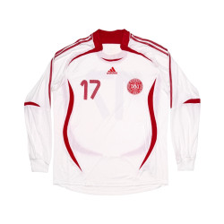 2006 Denmark Away Kit (XL) LONG SLEEVED *PLAYER VERSION*