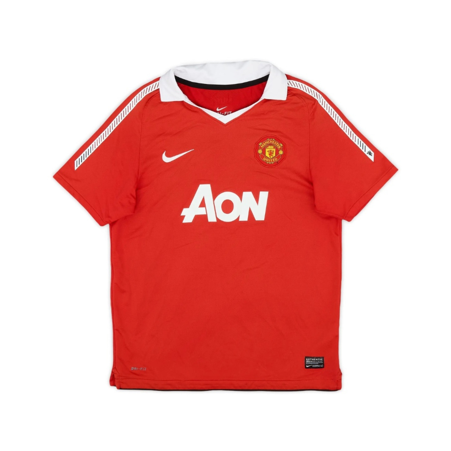2010/11 Manchester United Home Kit (12-13Y / 153-158cm)