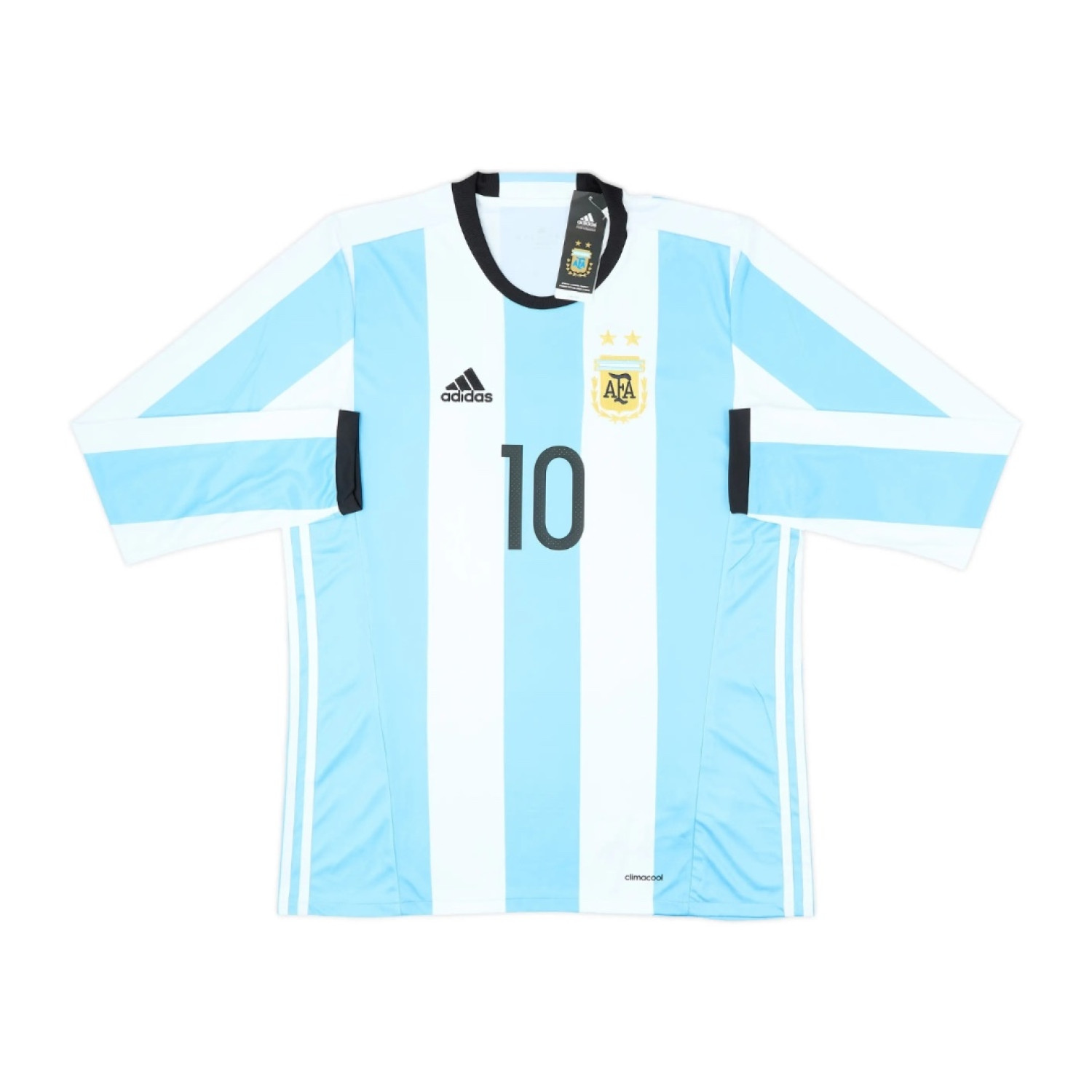 2016 Argentina Home Kit - Lionel Messi LONG SLEEVED