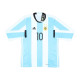 2016 Argentina Home Kit - Lionel Messi LONG SLEEVED