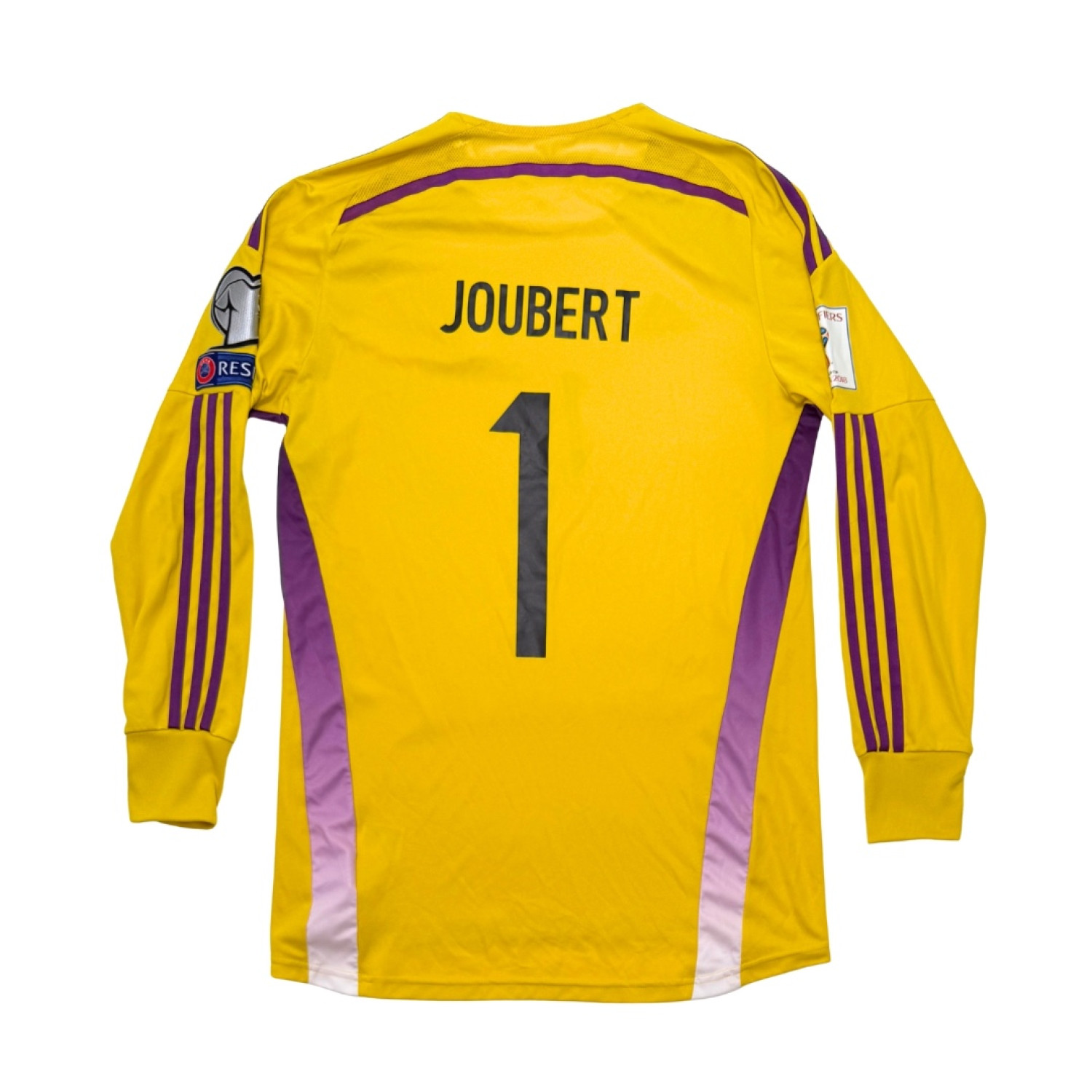 2016 Luxembourg Goalkeeper Away Kit (M) Jonathan Joubert LONG SLEEVED *PLAYER VERSION*
