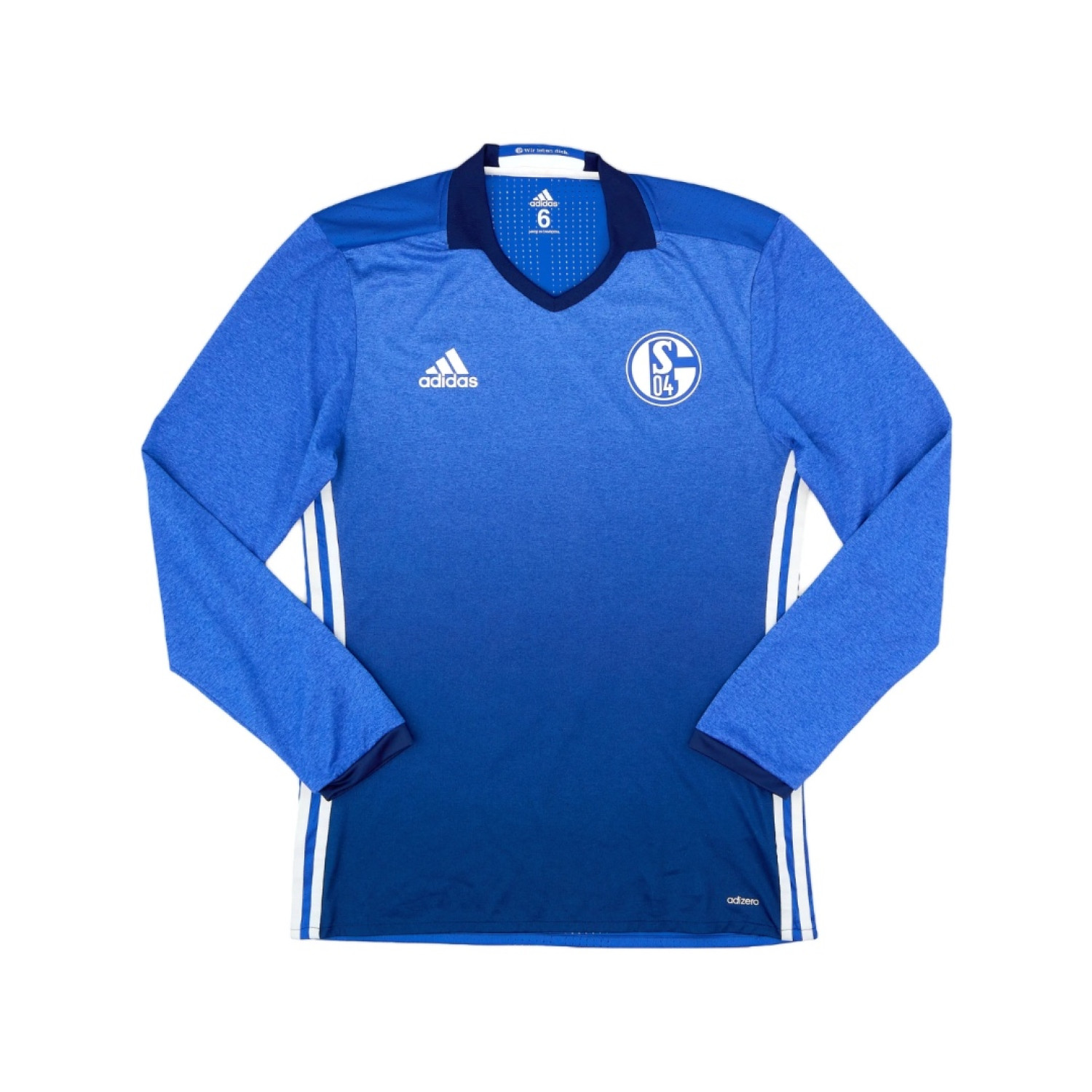 2016/17 Schalke 04 Home Kit (M) LONG SLEEVED *PLAYER VERSION*