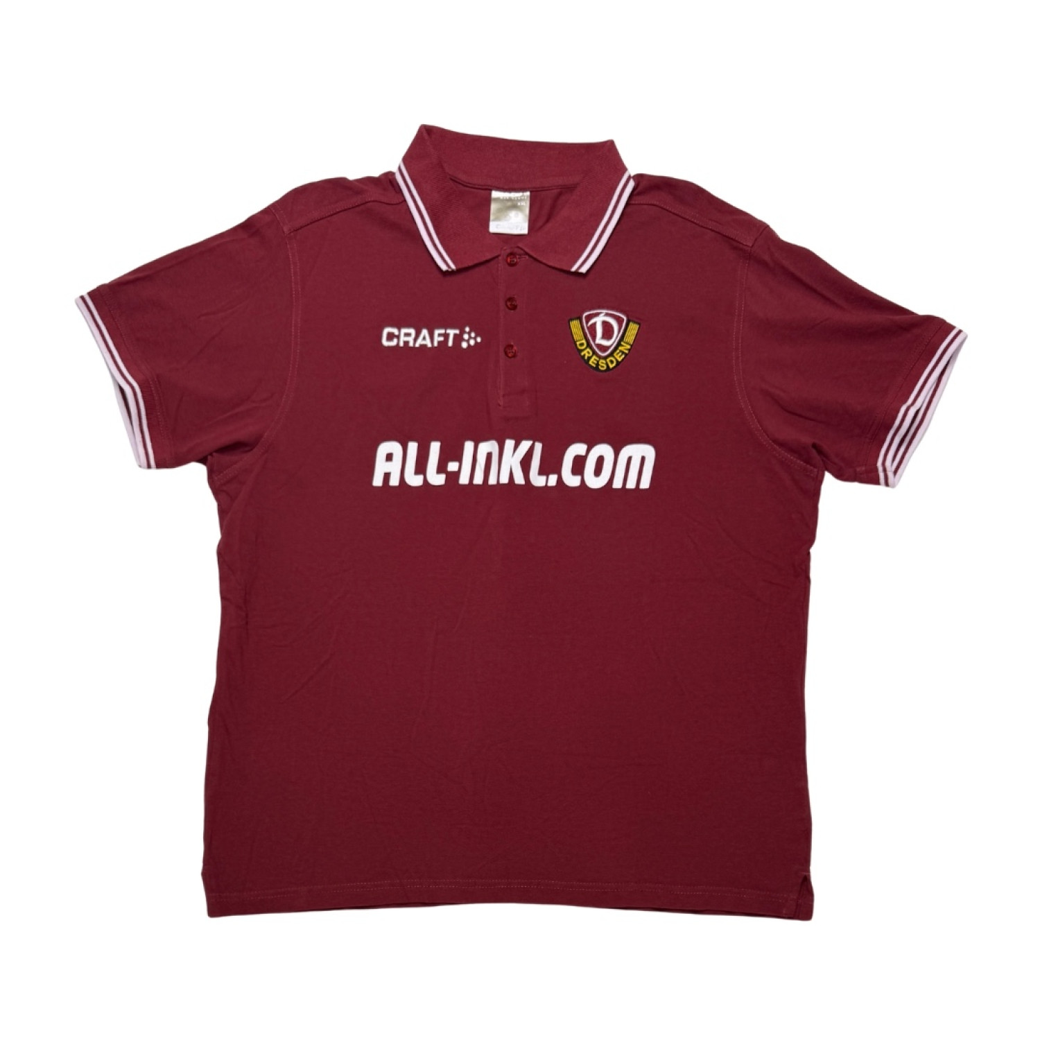 2018/19 Dynamo Dresden Polo T-Shirt (2XL)